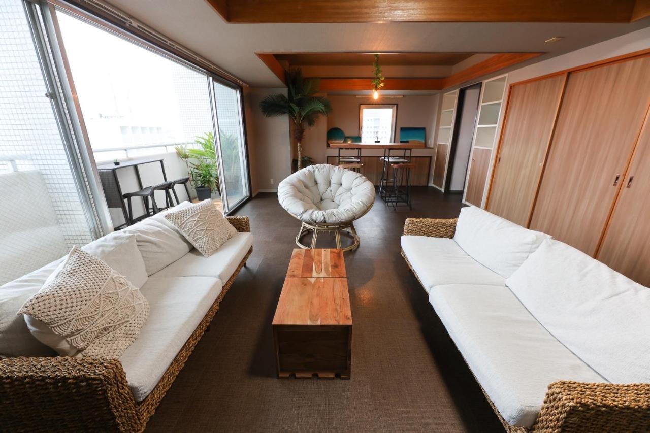 海まで徒歩1分。最上階の角部屋！アクセス抜群オーシャンビュー でのんびりstay Agarie Bagian luar foto